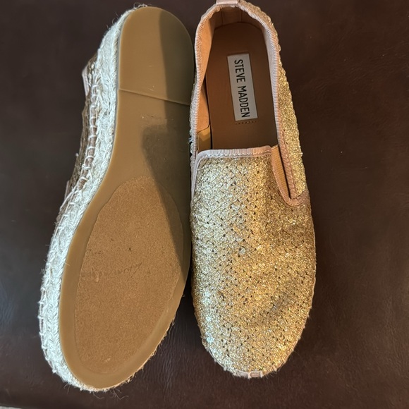 Women’s Steven Madden Poppi Sequin Slide on Espadrilles, size 6.5 - Picture 2 of 3